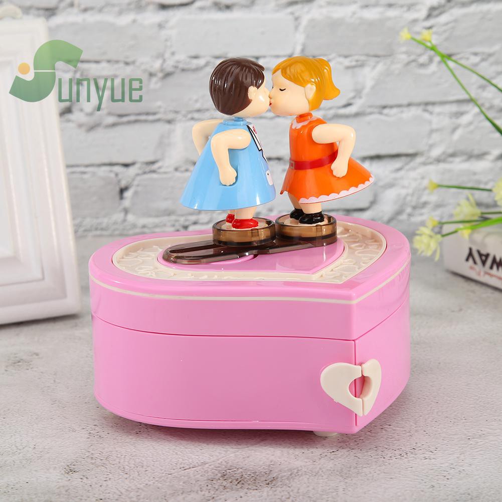 (Mới) Hộp Nhạc Xoay Phong Cách Retro Trang Trí Phòng Cưới / Valentine