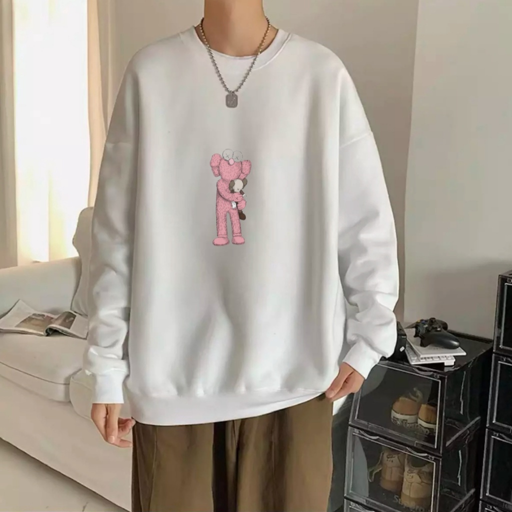 Áo thun nỉ sweater unisex nam nữ tay dài | BigBuy360 - bigbuy360.vn