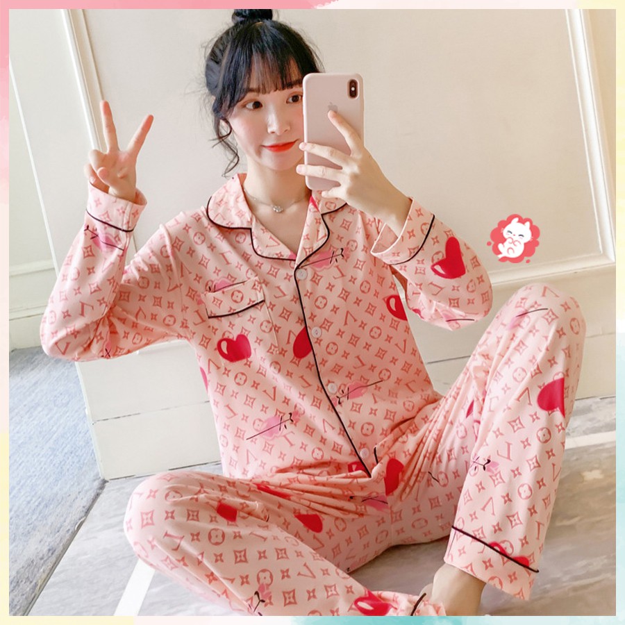 Bộ ngủ pijama dài tay thun sữa siêu hot [BD01]