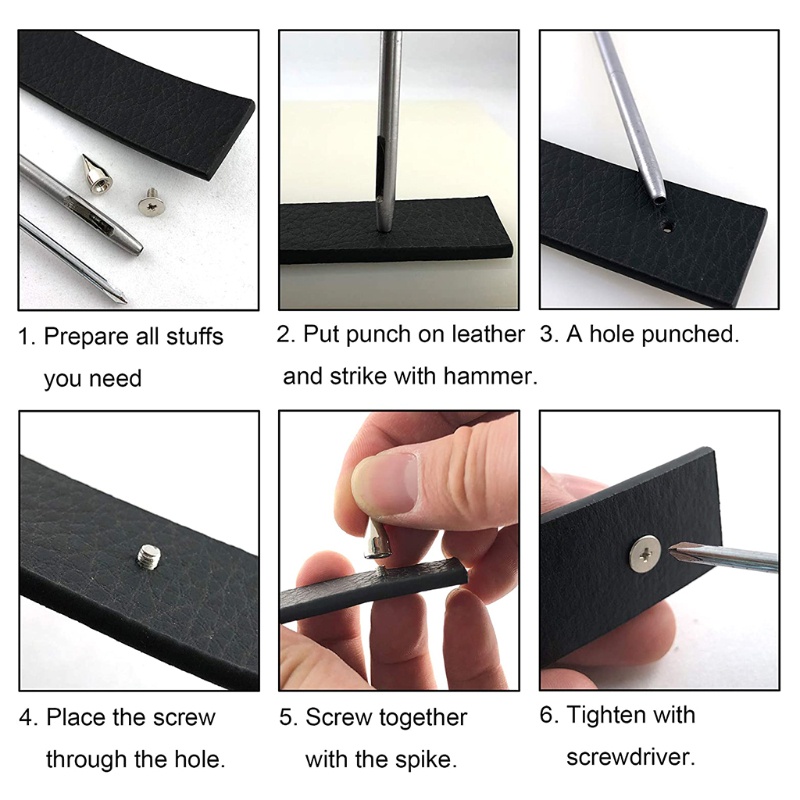 Set 150 Đinh Tán Kim Loại Nhiều Kiểu Dáng Chuyên Dụng