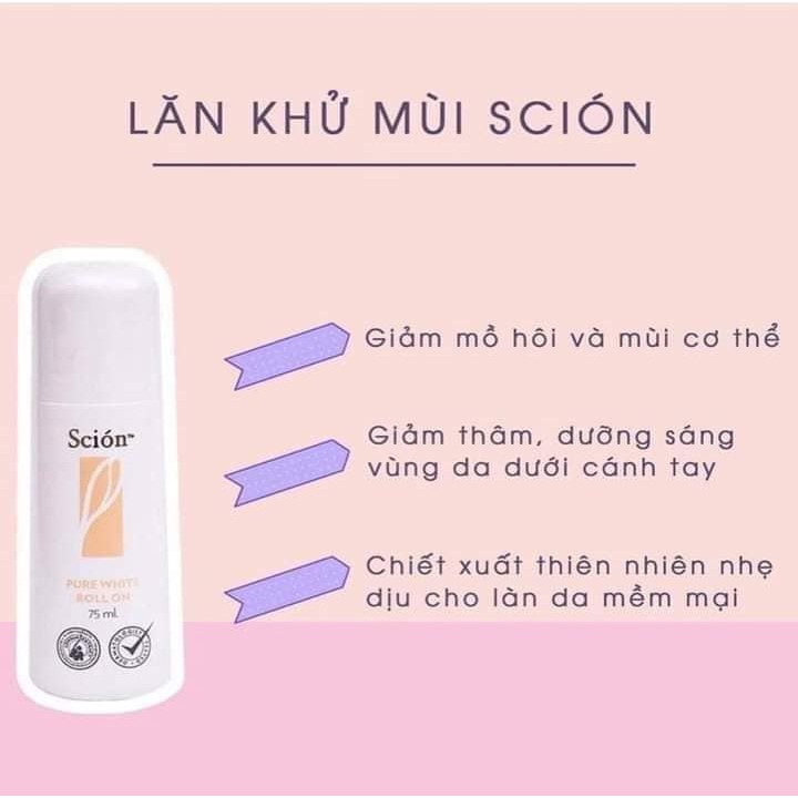 ❤️Chính Hãng❤️Lăn Khử Mùi Scion Khử Mùi Cơ Thể Đặc Biệt Hôi Nách Hôi Chân❤️FREESHIP❤️