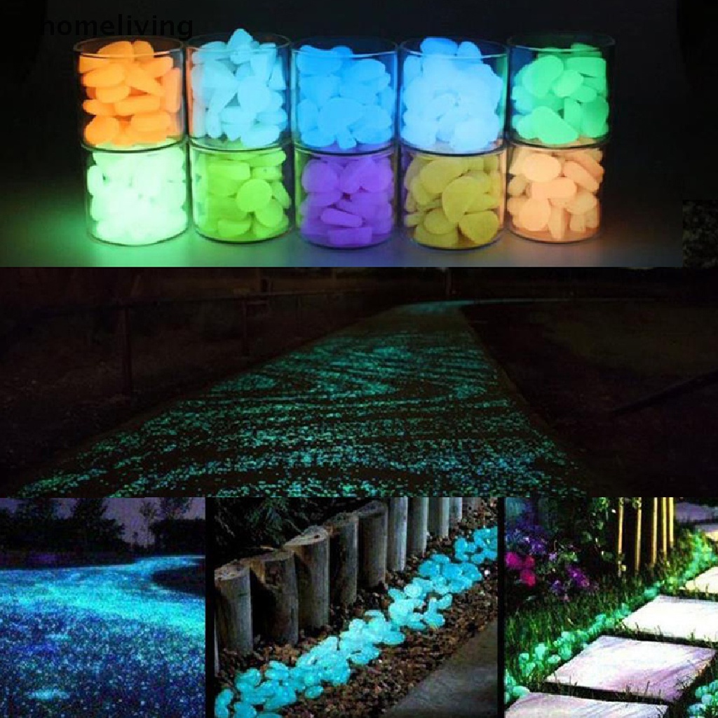 Bộ 50 Viên Đá Dạ Quang Trang Trí Bể Cá