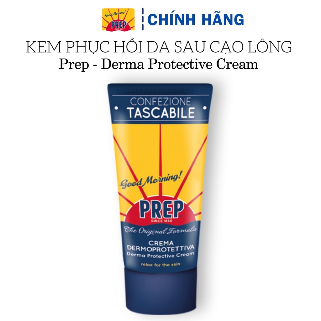 Kem phục hồi da sau cạo lông Prep-Derma Protective Cream làm dịu, ngăn ngừa da bị kích ứng sau cạo lông 50ml [Cận date]