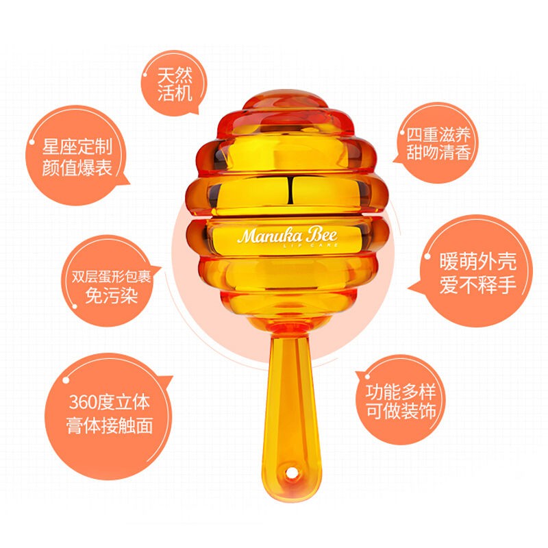 (hàng Mới Về) Son Môi Dưỡng Ẩm Thiết Kế Hình Cây Kẹo Mút Dễ Thương 5.5g | BigBuy360 - bigbuy360.vn