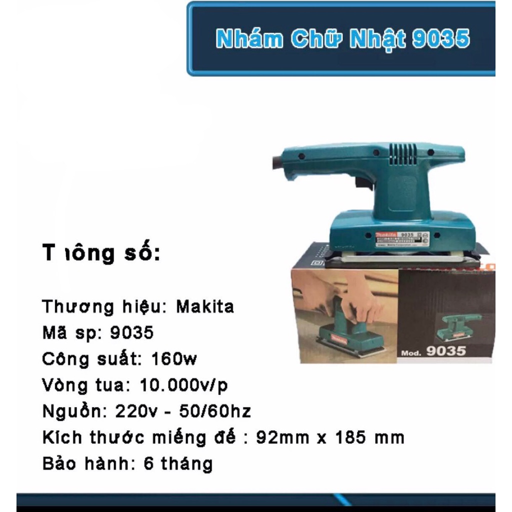 ( Hot ) Máy Chà Nhám Makita 9035 ( Hàng đẹp giá rẻ có bảo hành )