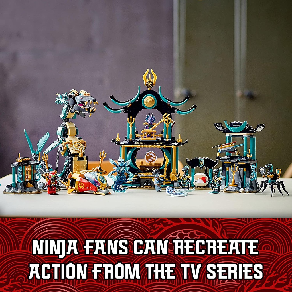 Đồ chơi lego Ninjago đền thờ dưới đại dương mã 71755 dành cho các bé 9+