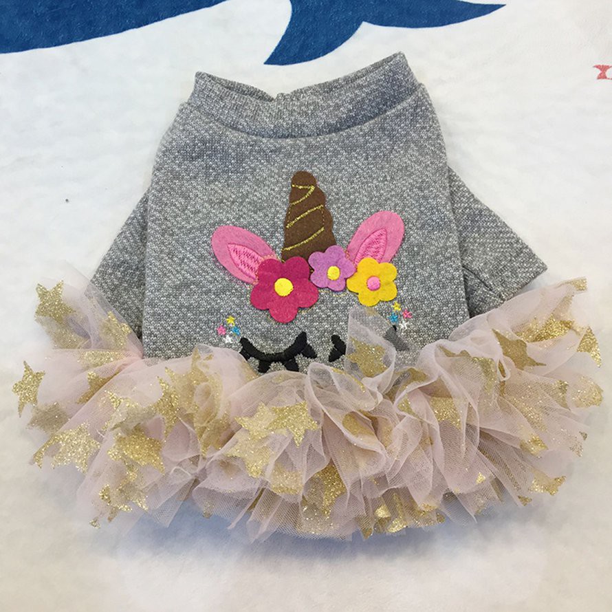 Chân Váy Dày Thoải Mái Thời Trang Thu Đông Cho Thú Cưng