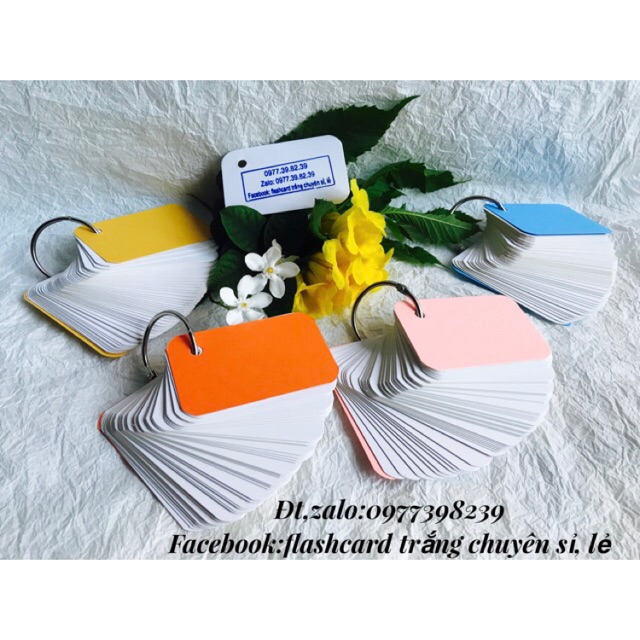   FlashCard Học Từ Vựng Ngoại Ngữ Trung Nhật Anh Hàn Đức Đáng Yêu