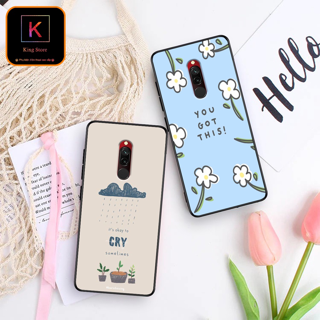 Ốp lưng Xiaomi Redmi 7 - Redmi 7A - Redmi 8 - Redmi 8A - Ốp in hình BlueSky - lưng nhám viền TPU cao cấp