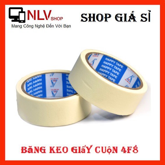 ️ Băng Keo Giấy 4F8 Viết Ghi Chú, Nhãn Dán, Tiêu Đề ️