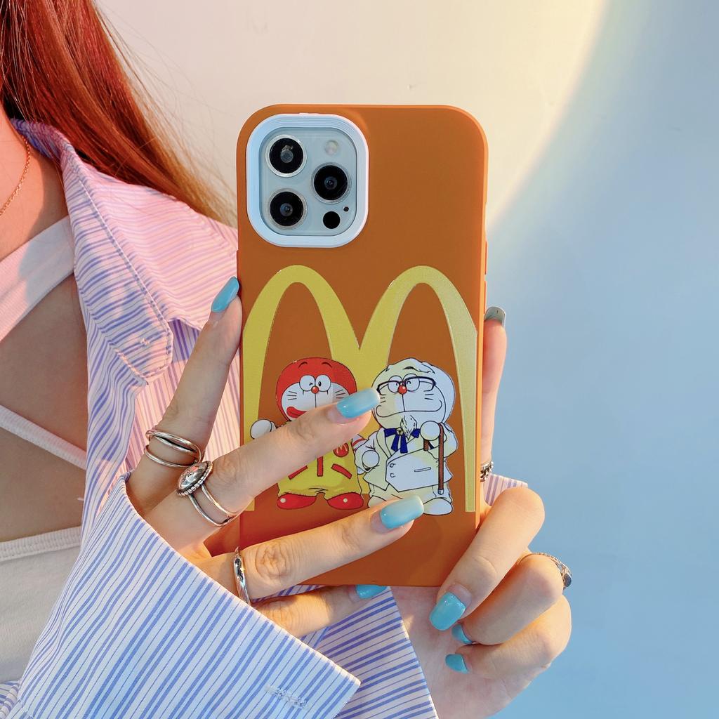 Ốp Điện Thoại Họa Tiết Snoopy Doraemon 3 Trong 1 Cho IPhone 13Promax 12 11 7Plus X Xs Max XR