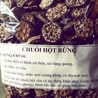 1kg Chuối hột rừng cắt lát