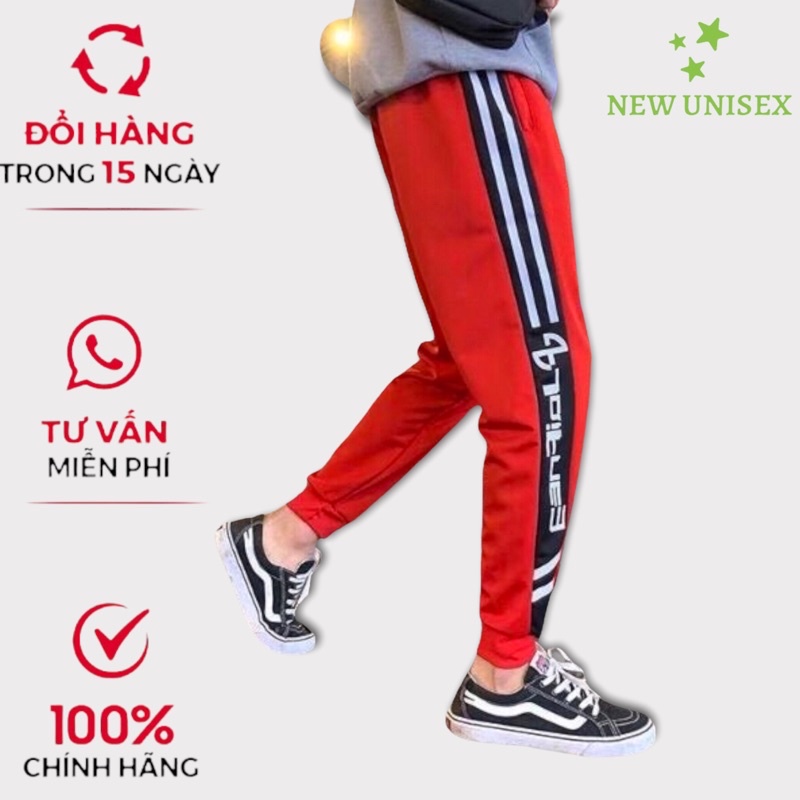 Quần Jogger Nam Phối Sọc Trắng Lớn Trẻ Trung Năng Động Siêu Hot [New Unisex]