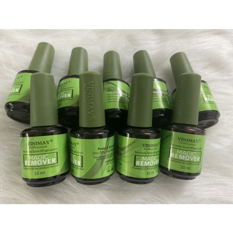 Phá gel vinimay chính hãng 15ml,nước phá sơn gel chữ nổi chính hãng 15ml