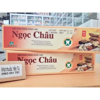 Kem đánh răng Ngọc Châu