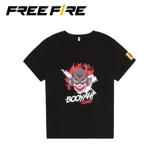 Áo Thun Free Fire Blood Demon Màu Đen 100% Cotton Size M L XL XXL