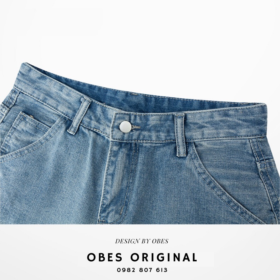 [OBES] Quần short jeans có dây QS002