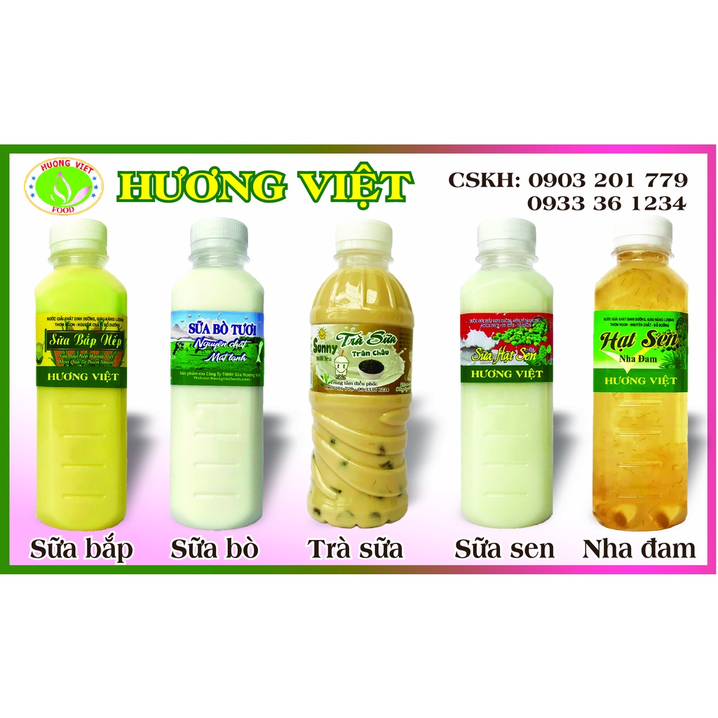 Sữa bắp Hương Việt ( 10 chai )