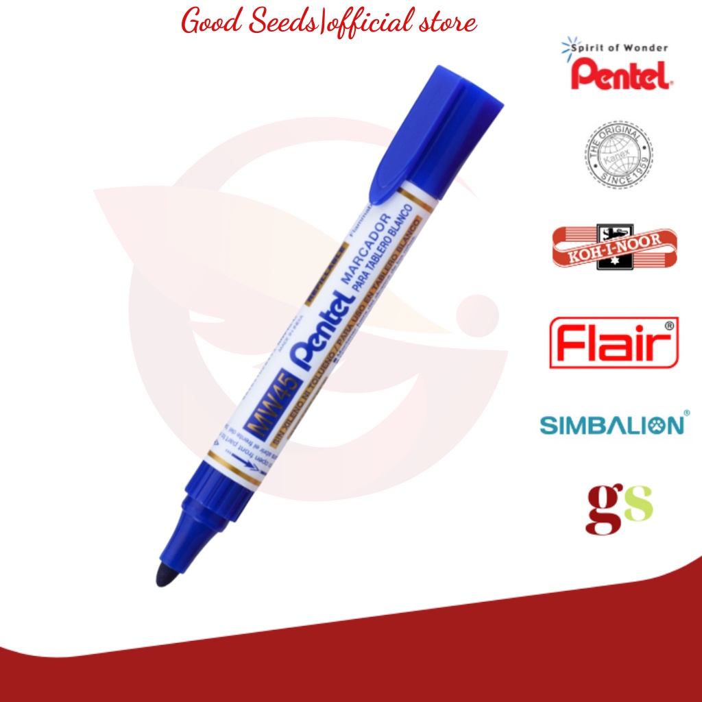 Bút Dạ Viết Bảng Pentel MW45| Có Mực Thay Thế