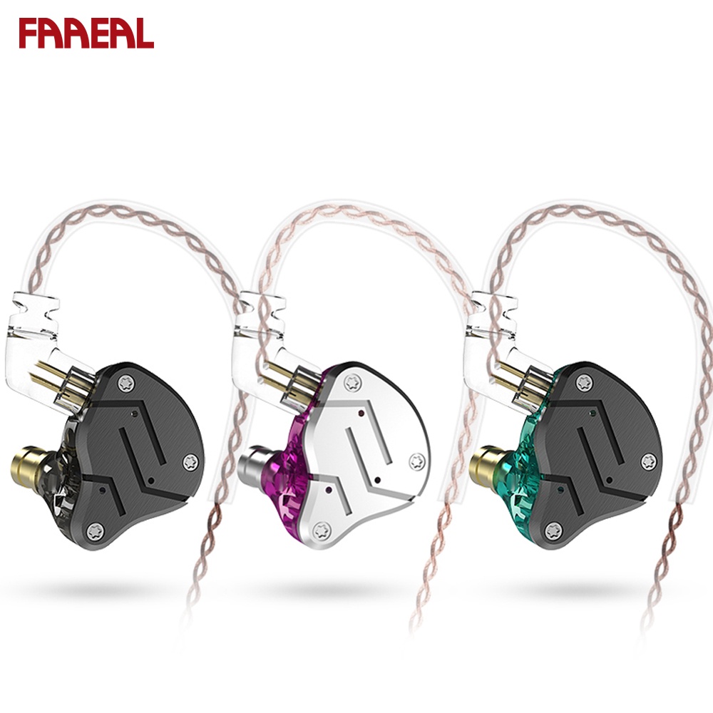 Tai nghe thể thao FAAEAL KZ ZSN DD+BA chống ồn có thể tháo rời