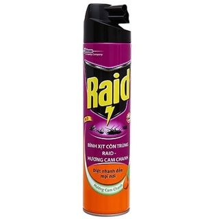 Xịt muỗi RAID đủ mùi , chanh, lavender , không mùi.