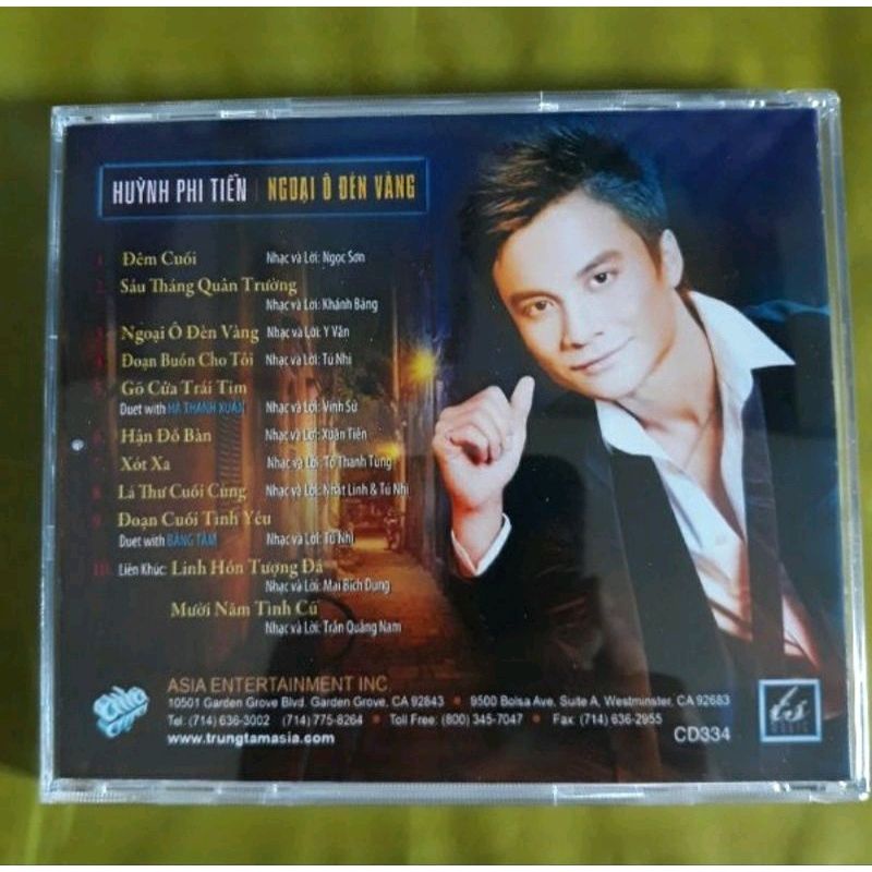 Bộ 3 cd Huỳnh Phi Tiễn phono