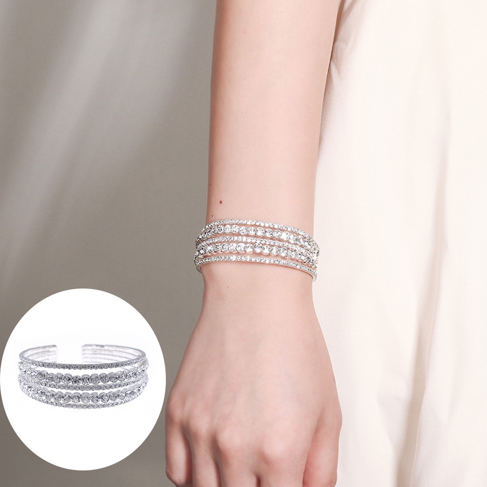 Vòng Tay Đính Đá Zircon Đơn Giản Sang Trọng Thời Trang Hàn Quốc Cá Tính Hàng Ngày Cho Nữ Dating Must-have Quà Tặng