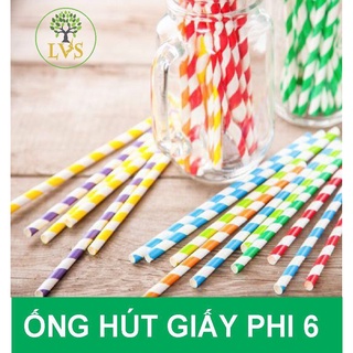 Ống hút giấy phi 6,8,12