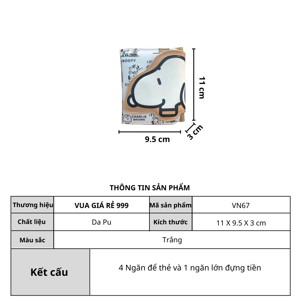 Ví nữ đẹp giá rẻ ngắn cầm tay mini nhỏ gọn dễ thương cute nhiều ngăn bỏ túi thời trang cao cấp VN67