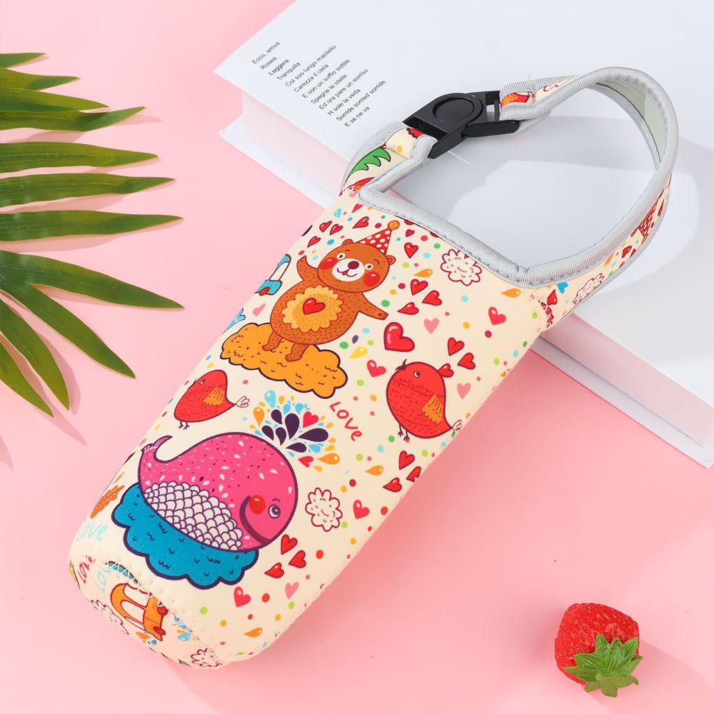Vỏ Bọc Bình Nước Cách Nhiệt Kèm Dây Đeo Tiện Dụng Ốp
