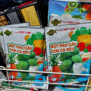 Bột làm thạch Rau Câu Con Cá Dẻo gói 12g