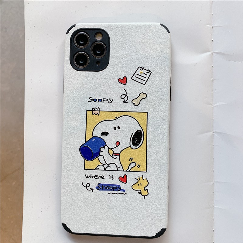 Leather Case for iPhone 12 Pro Max / iP11 / X XR 7 / 8 Plus Bear Pattern Print Mobile Phone Case | BigBuy360 - bigbuy360.vn