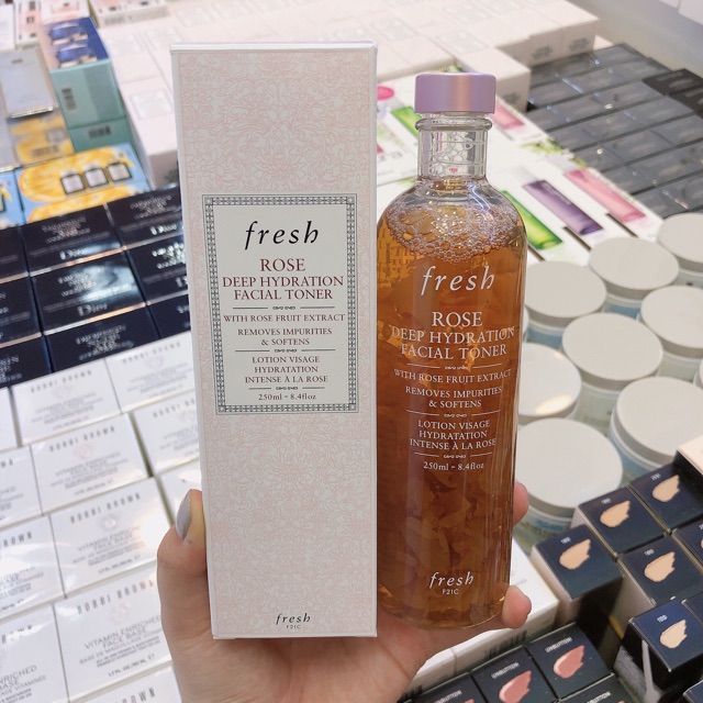 Fresh Rose Deep Hydration Facial Toner - Nước cân bằng da giữ ẩm chuyên sâu