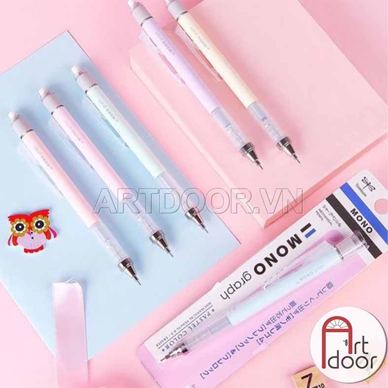 [ARTDOOR] Bút chì bấm TOMBOW Mono Graph màu Pastel (0.5 mm)