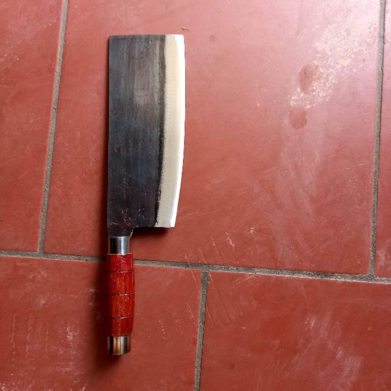 Dao chặt xương chặt gà vịt chất thép nhíp ôtô chuẩn sắc bén