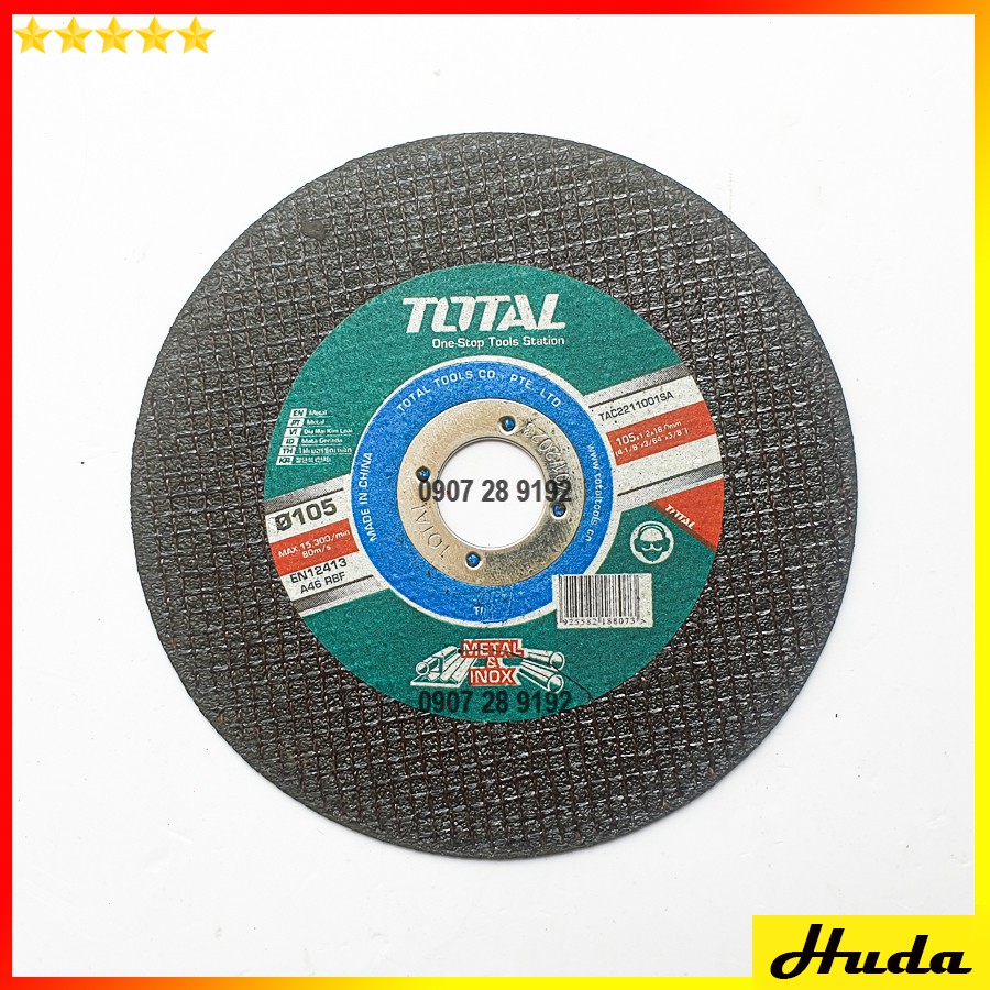 105MM TAC2211001SA BỘ 5 ĐĨA CẮT KIM LOẠI Total - Đá cắt kim loại uio