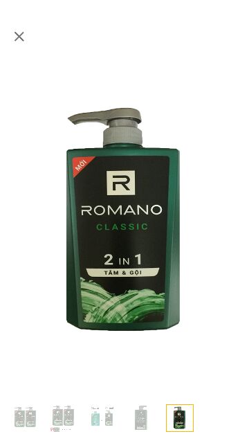 Romano tắm gội 2 in 1