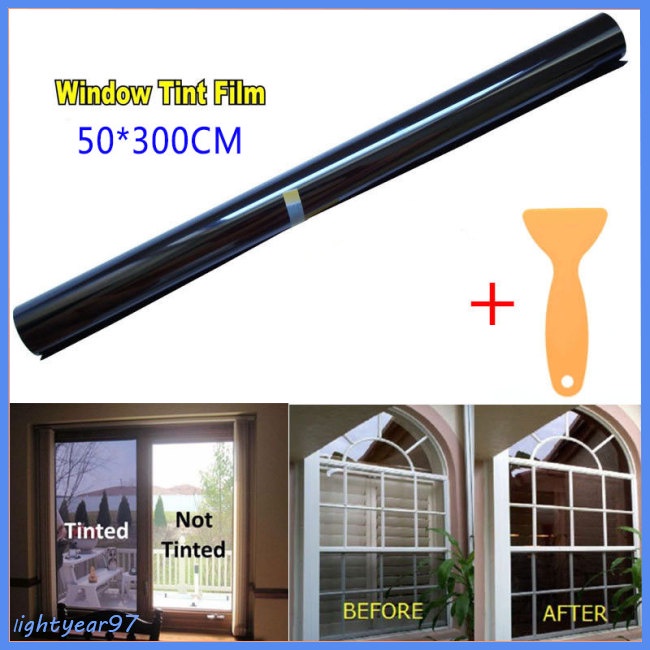 Tấm Phim Vinyl 25% VLT Dán Kính Cửa Sổ Xe Hơi / Nhà Cửa