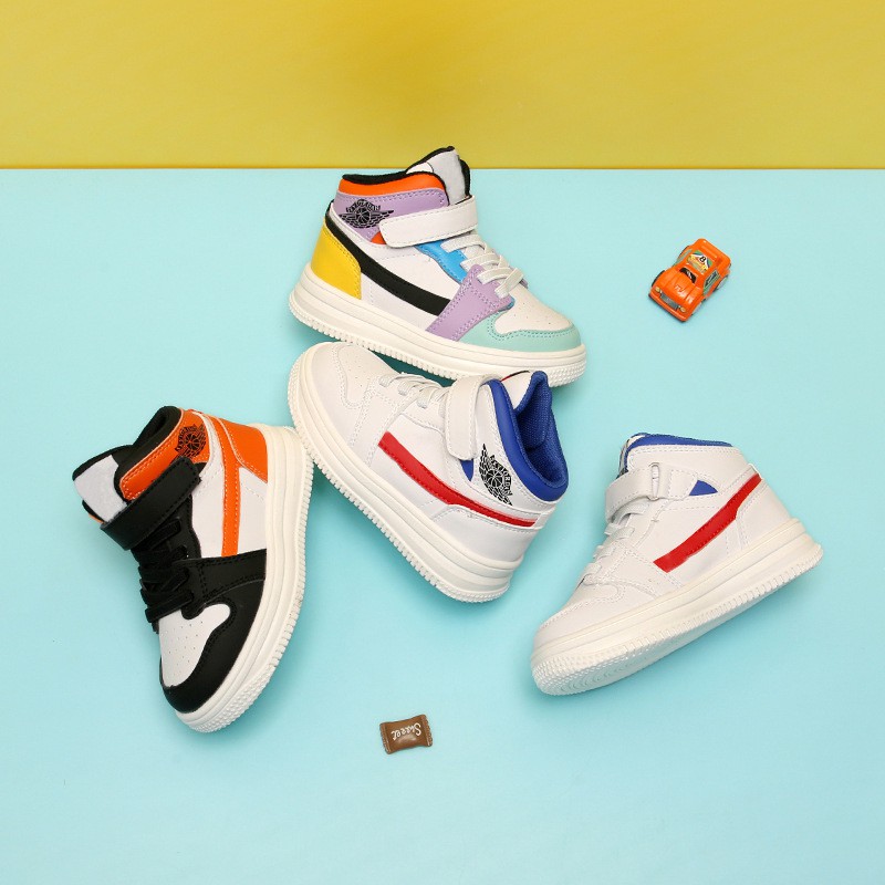 Sneaker J4 mix color cho bé trai bé gái từ 1-7 tuổi, mẫu siêu đỉnh 2022, outfit của bé - niềm tự hào của Ba Mẹ