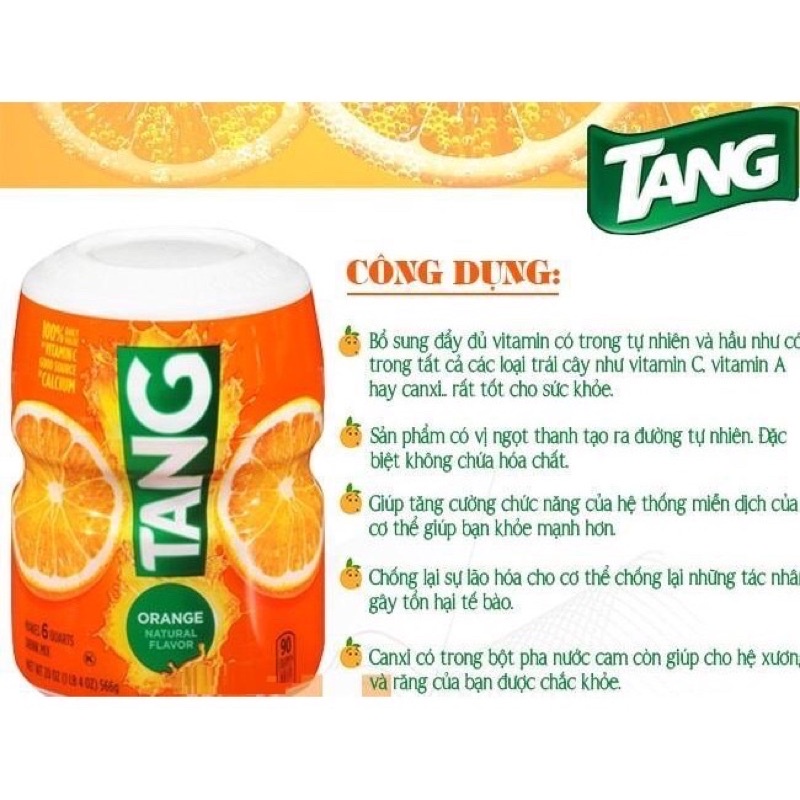 [COVIT-19] Bột Cam TANG Hòa Tan Bổ Sung Vitamin C 250g