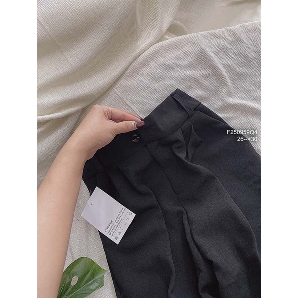 Quần tây baggy đen