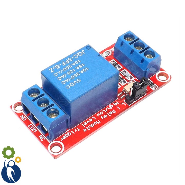 Module Relay điện áp 5V 1 Kênh Có Opto Cách Ly Kích Mức Cao - Thấp, dòng tải chịu đựng max 10A