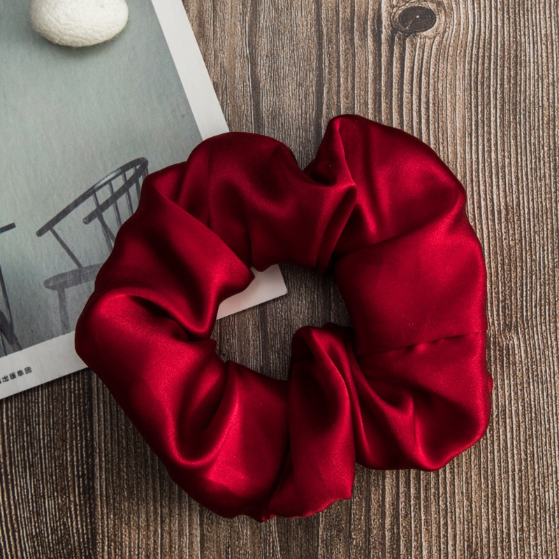Dây Buộc Tóc Lụa Cỡ Lớn Phong Cách Nhật Hàn Dễ Phối Đồ