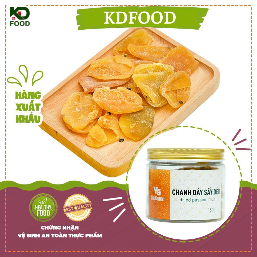 Chanh dây sấy dẻo ít đường/ Trái cây sấy dẻo vị chua ngọt thơm quả chanh leo/ ăn vặt healthy ăn kiêng quà tặng