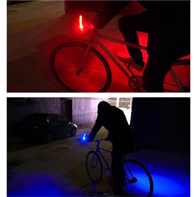 Sừng trâu đèn led xe đạp
