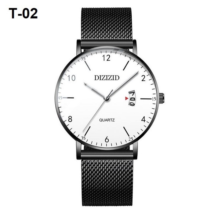 Đồng hồ thời trang nam DIZIZID 8012 dây mành cao cấp - NTA
