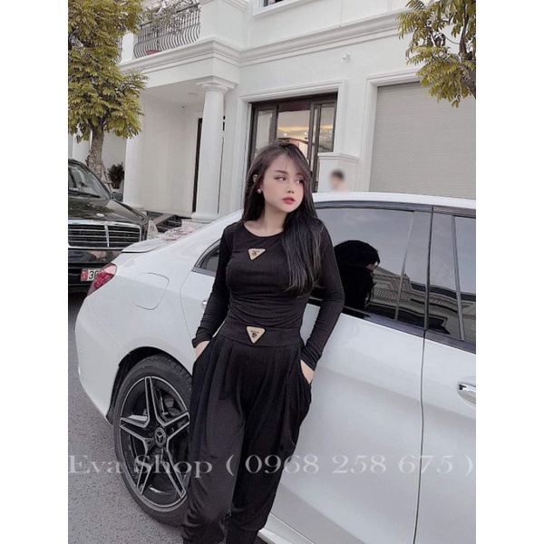 Set bộ dài tay quần bom dập ly