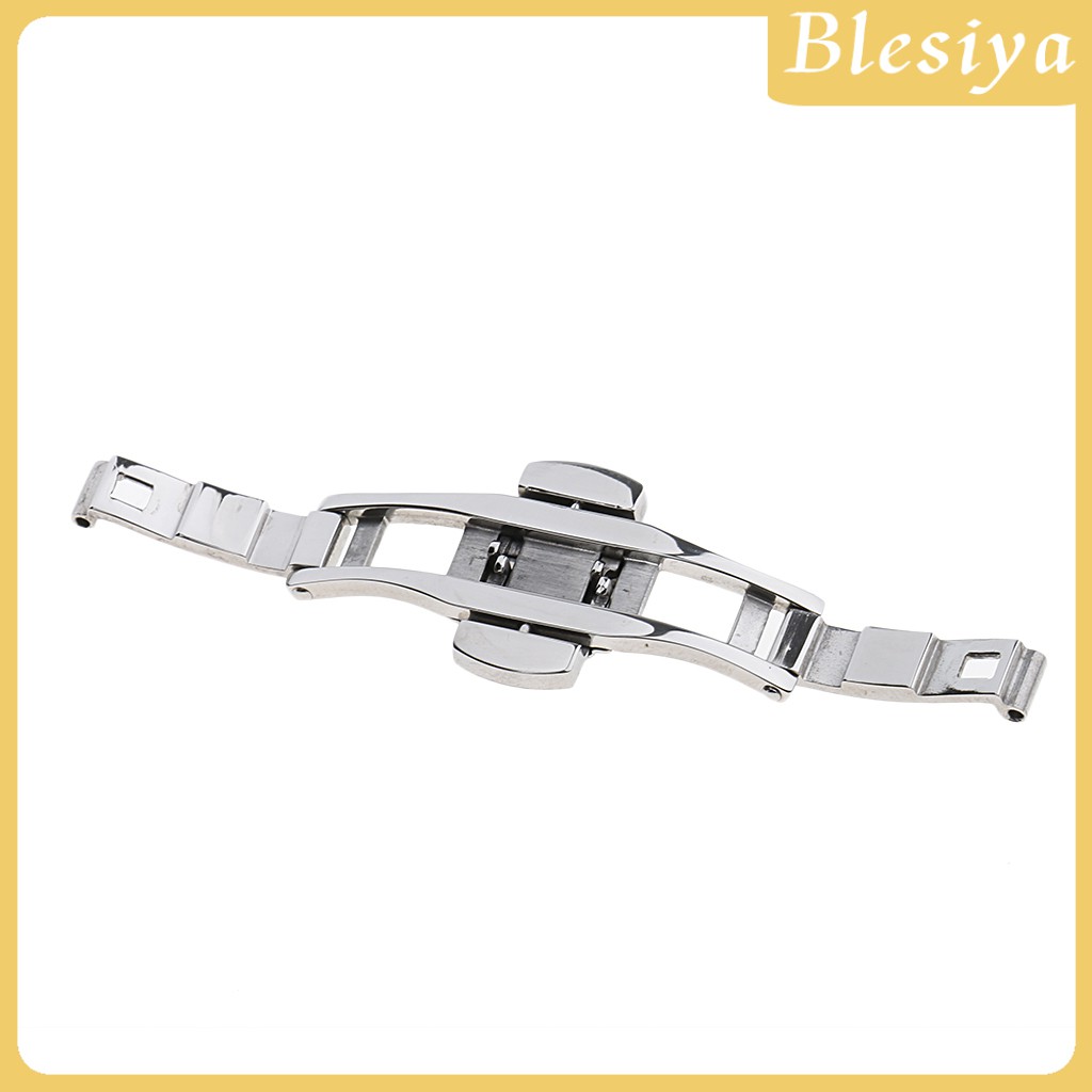[Blesiya] Khóa Đồng Hồ Đeo Tay Bấm Đôi Hình Bướm Có Thanh Lò Xo