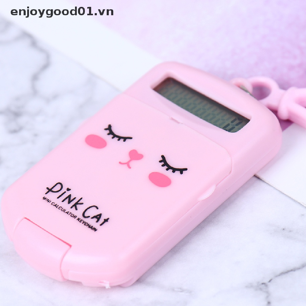 Máy tính bỏ túi có móc khóa nhỏ gọn tiện lợi sử dụng tại văn phòng