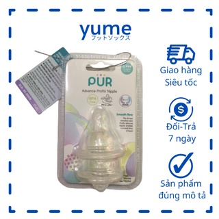 Vỉ 2 núm pur cổ thường - 100% silicon